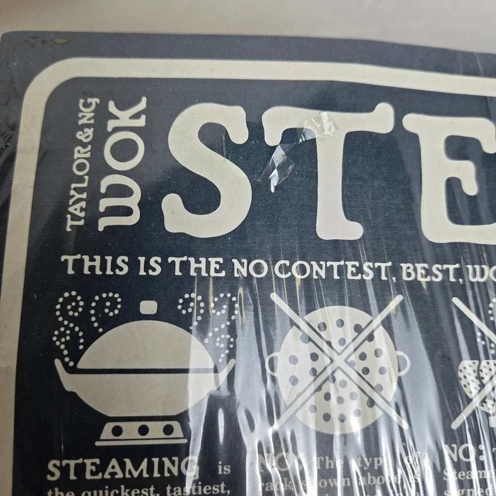 1977 Taylor & NG Stainless Steel Round Wok Steamer Rack,‎ 10